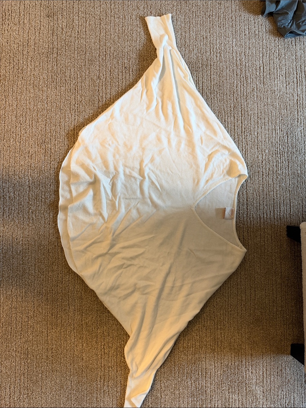 Winged Cream Top - Soft Lightweight Knit